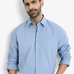 RARE RABBIT Comfort Spread Collar Regular Fit Cotton Casual Shirt-picture-10