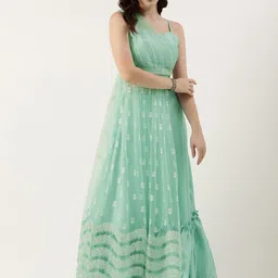 Ethnovog Embellished Sequinned Ready To Wear Lehenga Choli-picture-10