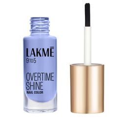 Lakme 9 to 5 Primer + Gloss Nail Colour - Russian Mauve-8