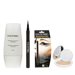 Colorbar Women Set of Primer, Eye Liner, Kajal & Compact-8