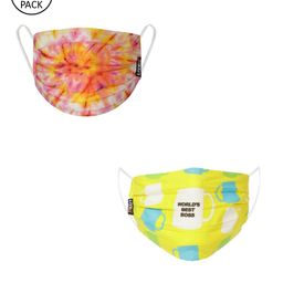 LIVE IT SAFE Unisex Pack Of 2 4-Ply Printed Reusable Cotton Anti Pollution Cloth Masks With Nano Technology-13