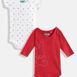 United Colors of Benetton Infant Boys Pack of 2 Pure Cotton Bodysuit-14