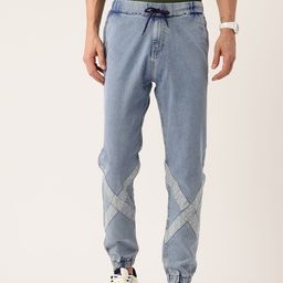 PARIS HAMILTON Men Jogger Heavy Fade Acid Wash Stretchable Jeans-image-94