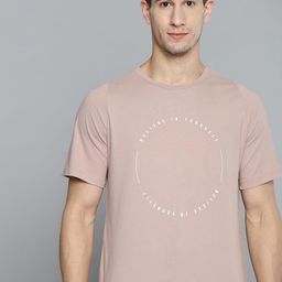 HRX By Hrithik Roshan Yoga Men Deauville Mauve Rapid-Dry Printed Pure Cotton Sustainable T-shirts-picture-23