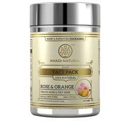 Khadi Natural Unisex Rose & Orange Herbal Sustainable Face Pack 50 g-20