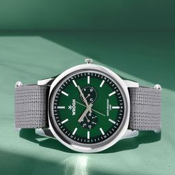WROGN Men Brass Dial & Textured Straps Analogue Multi Function Watch-18