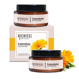 Richfeel Set Of 2 Calendula Anti-Acne Face Pack with Kaolin Clay - 50g each-22