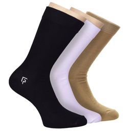 FOOTPRINTS Men Pack of 3 Organic Cotton & Bamboo Calf Length Socks-picture-38