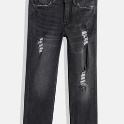 Allen Solly Junior Boys Skinny Fit Mildly Distressed Light Fade Stretchable Jeans-image-37