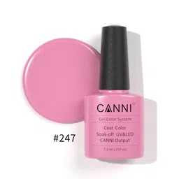 CANNI Gel Color System Coat Color Soak-Off UV&LED Gel Nail Polish - Natural Pink 247-image-84