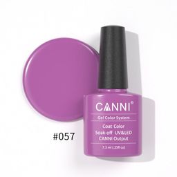 CANNI Gel Color System Coat Color Soak-Off UV&LED Gel Nail Polish - Shade 057-image-99