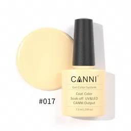 CANNI Gel Color System Coat Color Soak-off UV&LED Gel Nail Polish - Cream 017-image-86