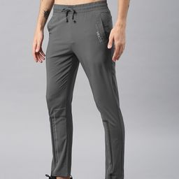 HRX by Hrithik Roshan Active Men Charcoal Grey Solid Rapid-Dry Track Pants-image-17