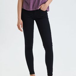AMERICAN EAGLE OUTFITTERS Women Black Skinny Fit Mid-Rise Clean Look Stretchable Jeans-picture-39