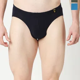 VIP Pack Of 3 Assorted Cotton Basic  Briefs VP-MI-BF-SKNII-10P-S-PO3-picture-53