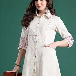 Indo Era Printed Regular Kurta with Trousers-picture-34