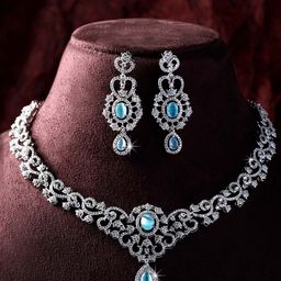 ASMITTA JEWELLERY Silver-Plated CZ-Studded Jewellery Set-23