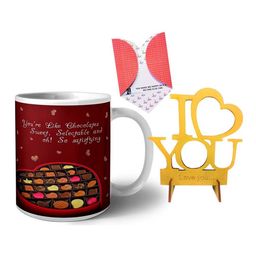 Phirki Studio Printed Ceramic Glossy Valentine Mugs & Showpiece-20