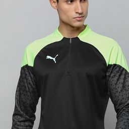 Puma Colourblocked Henley Neck dryCELL individualCUP Slim Fit Sustainable T-shirt-image-35