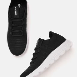 Geox Women Solid Mesh Sneakers-image-20