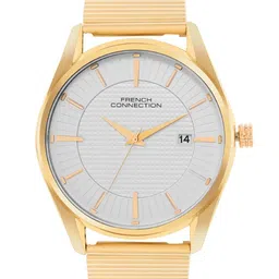 French Connection Men Stainless Steel Bracelet Style Straps Analogue Watch FCN056A-19