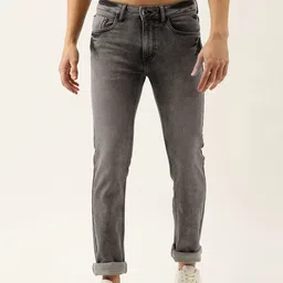 Flying Machine Men Black Jackson Slim Fit Light Fade Cotton Stretchable Jeans-image-79