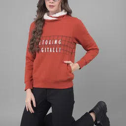 Crimsoune Club Typography Printed High Neck Pullover Sweatshirt-image-91