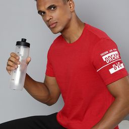 HRX by Hrithik Roshan Men Typography Printed Sports T-shirt-image-42