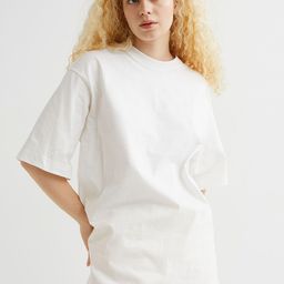 URBANICE Drop-Shoulder Sleeves Pure Cotton Oversized T-shirt-image-33