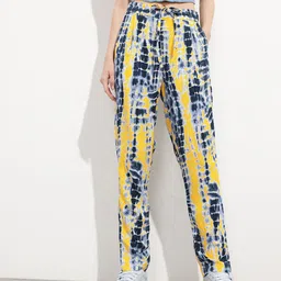 DressBerry Women Shibori Spectrum Pleat-Front Summer Trousers-image-20