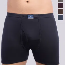 VIP Pack Of 5 Assorted Pure Cotton  Snug Fit Trunks- VP-MI-TR-UNICL-10P-PO5-95-33