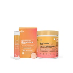 SETU Set Of 2 Skin Renew Fizz Tablets -30Tabs - Skin Youthful Marine Collagen Powder -200g-33