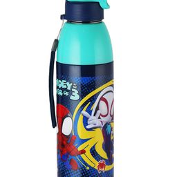 Cello Kidzbee Uranus 600 Web Warriors Cold Insulated bottle with 3D print-540ml-image-97