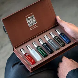 PERFUMERS CLUB Men EDP Fragrance Gift Set of 7 - 8ml each-58