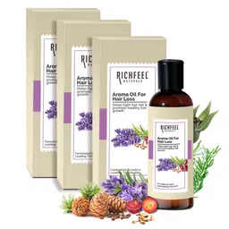 Richfeel Set of 3 Vegan & Cruelty-Free Aroma Hair Oil for Hair Loss - 100 ml each-21