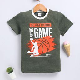 Here&Now X Game Begins Boys Typography Puff Printed T-shirt-image-17