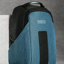 Carriall Unisex Blue & Black Vasco Smart Anti Theft Backpack with Bluetooth Functionality-image-0