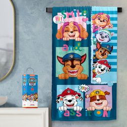 YK Unisex Kids Multi-Coloured Paw Patrol Printed  380 GSM Bath Towel-14