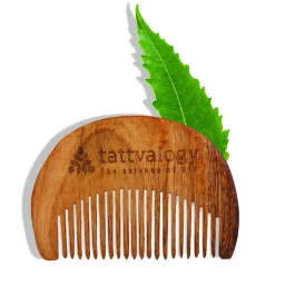 Tattvalogy Raw Neem Comb- For beard, Boosts Blood Circulation, Hair Growth & Reduces Scalp Issues-picture-31