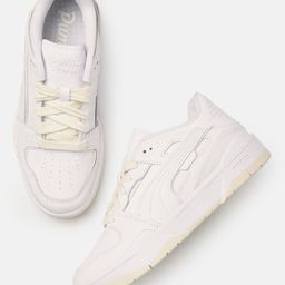 Puma Unisex Perforations Slipstream Club 48 Leather Sneakers-image-38