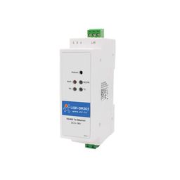 USR-DR302 IOT Din Rail Mount RS485 to Ethernet Converter (without power adapter)USR-DR302 IOT Din Rail Mount RS485 to Ethernet Converter (without power adapter) image 1