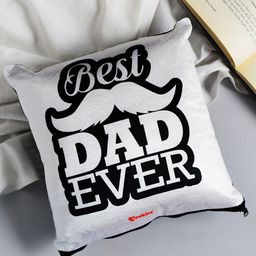 Archies White & Black Printed Square Cushion-image-86
