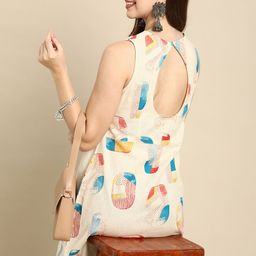 Anouk Printed Quirky Kurta-46