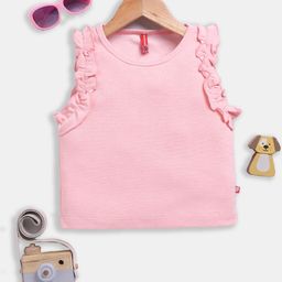 Here&Now X Game Begins Girls Ruffled Top-image-29