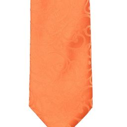 PELUCHE Orange Solid Broad Tie-image-34