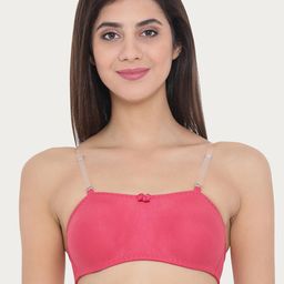Clovia Non-Padded Non-Wired Full Coverage Cotton T-Shirt Tube Bra with Detachable Straps-image-61