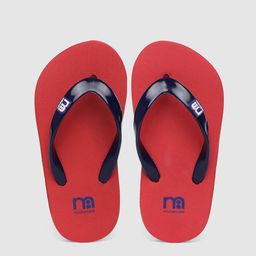 mothercare Unisex Kids Red & Black Rubber Thong Flip-Flops-8