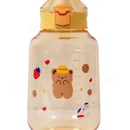 YK Yellow Cute Bunny Plastic Printed Water Bottle 1200ML-image-17