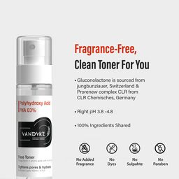 VANDYKE 3% PHA Face Toner For Pore Tightening & Mild Exfoliating 100ml-16