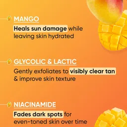 DOT & KEY Mango Detan Gel Face Wash With Glycolic & Lactic - 100ml image 3